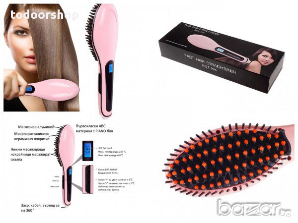 Четка за изправяне на коса електрическа, снимка 1