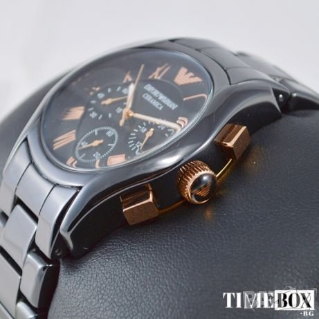 EMPORIO ARMANI Ceramica Chronograph AR1410. Нов мъжки часовник, снимка 8 - Мъжки - 24443189