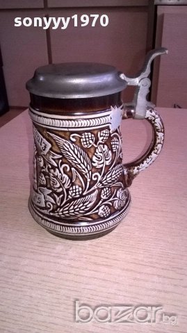 Ретро халба-17х14х11см-внос швеицария, снимка 3 - Антикварни и старинни предмети - 17559291