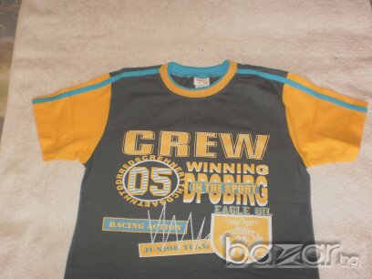 Тениска в сиво,жълто и тюркоаз-нова,размер 128,116 и 140 , снимка 2 - Детски тениски и потници - 7414406