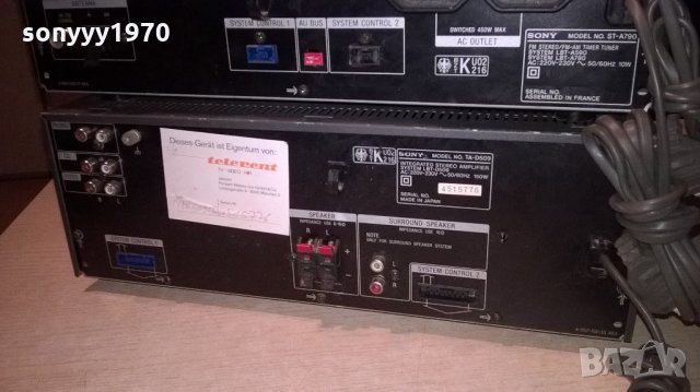sony-amplifier+tuner+deck+cd-внос швеицария, снимка 10 - Ресийвъри, усилватели, смесителни пултове - 21969668