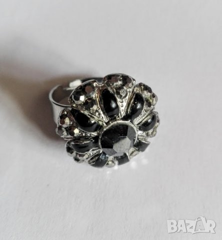 Старинен пръстен с оникс, снимка 5 - Пръстени - 25107910