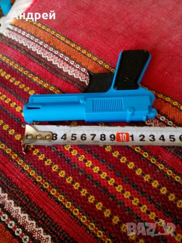 Стара играчка пистолет  #3, снимка 6 - Антикварни и старинни предмети - 23052492