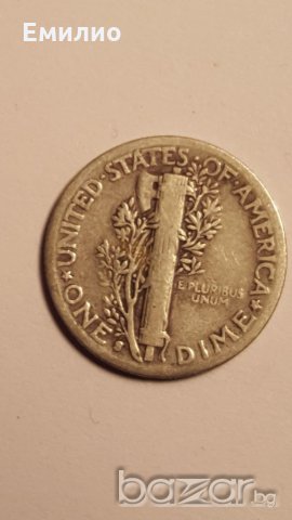US MERCURY DIME 1942-S / SILVER COIN, снимка 4 - Нумизматика и бонистика - 18733574