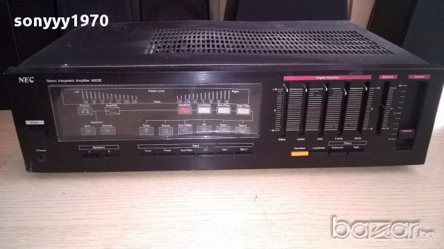 nec-amplifier 2x80w-japan-внос швеицария, снимка 14 - Ресийвъри, усилватели, смесителни пултове - 12685965