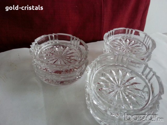 стари кристални чинийки , снимка 4 - Антикварни и старинни предмети - 20061841