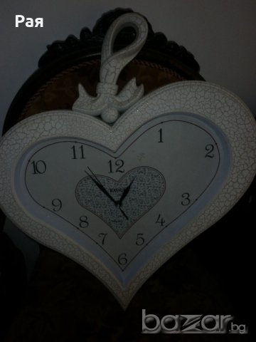Стенен часовник във формата на сърце Baoli Clock quartz, снимка 11 - Стенни часовници - 18622106