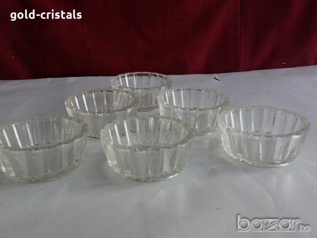 руски кристални свещници купички , снимка 3 - Декорация за дома - 20681553