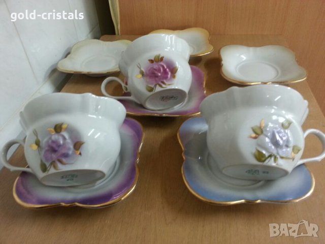  руски порцелан чаши за чай, снимка 7 - Антикварни и старинни предмети - 24952231