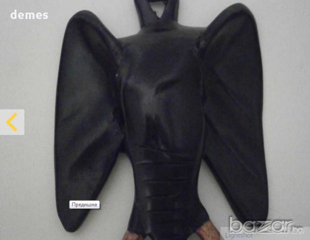          	 Маска - слон, Кения , снимка 2 - Антикварни и старинни предмети - 8697730