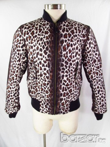 ADIDAS ORIGINALS JEREMY SCOTT RUFFLE LEOPARD Мъжко Яке с 2 лица size S / M, снимка 8 - Якета - 6988099