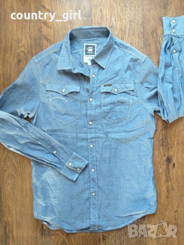 G-star Arc 3D Shirt - страхотна мъжка риза КАТО НОВА, снимка 6 - Ризи - 24457441
