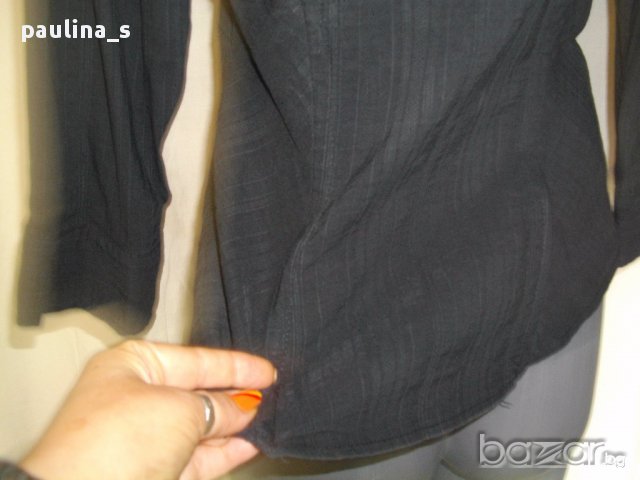  Черна риза с корсет "H&M" / голям размер , снимка 2 - Ризи - 14669095