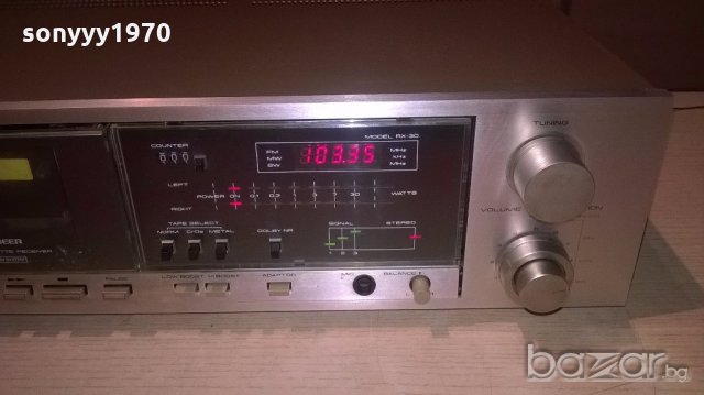 pioneer rx-30 cassette receiver-made in japan-внос франция, снимка 8 - Ресийвъри, усилватели, смесителни пултове - 19246218