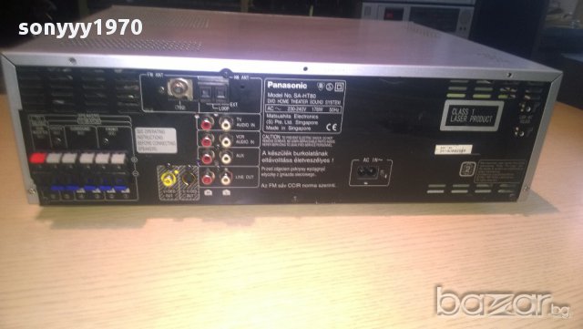 panasonic sa-ht80 dvd home theater sound system-178watts-внос швеицария, снимка 13 - Ресийвъри, усилватели, смесителни пултове - 10362176