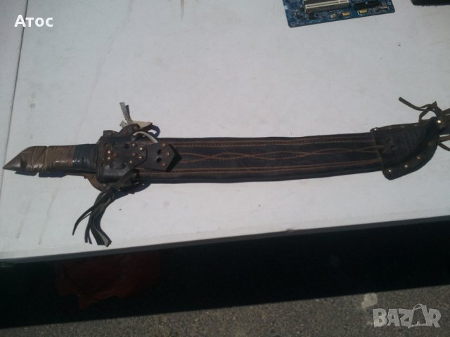 Мачете старо с кожен кълав - рядко