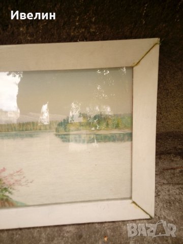 стара картина-пейзаж, снимка 4 - Картини - 21634537