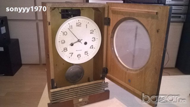 АНТИК-Руски ретро часовник-за ремонт за колекция-47х30х15см, снимка 5 - Антикварни и старинни предмети - 17791595