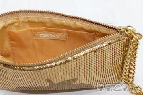Чанта DKNY Donna Karan Sparkling Apple Clutch Evening Bag, оригинал, снимка 5 - Чанти - 11704277