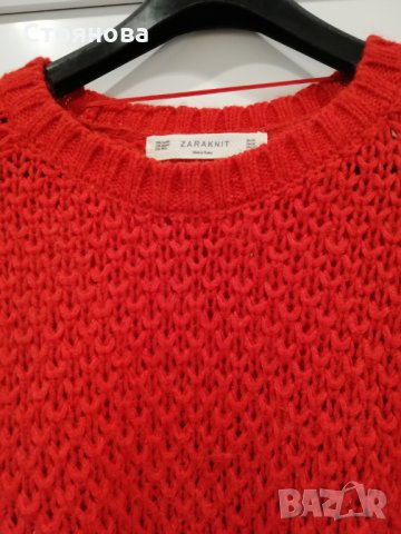 Блузон в червено , снимка 4 - Блузи с дълъг ръкав и пуловери - 24703297