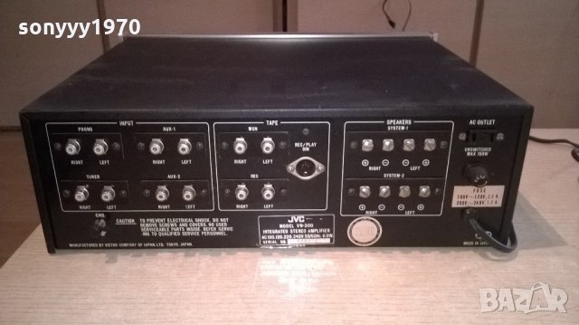 jvc stereo amplifier-made in japan-внос швеицария, снимка 12 - Ресийвъри, усилватели, смесителни пултове - 21964151