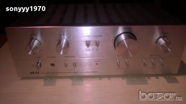 Akai-stereo amplifier-made in japan-внос швеицария, снимка 5 - Ресийвъри, усилватели, смесителни пултове - 12629685