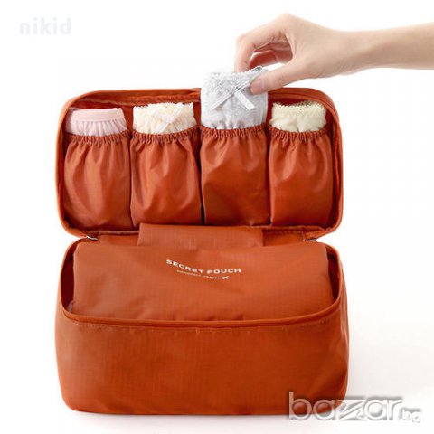 пътна чанта органайзер за пътуване козметичка за бельо с няколко разделения, снимка 4 - Чанти - 15056484