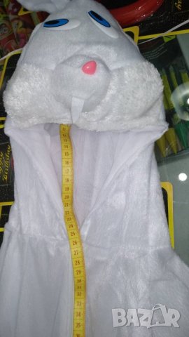 Костюм на бял заек,плюшен, снимка 4 - Други - 25133962