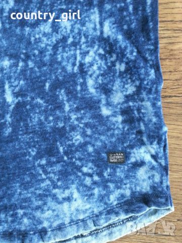 g-star dye rt - страхотна дамска тениска, снимка 6 - Тениски - 21523831