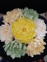 Цветя от хартия-Кълбести хризантеми, снимка 4