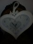 Стенен часовник във формата на сърце Baoli Clock quartz, снимка 11