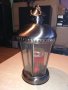 иноксов фенер с стъкла-за свещ-внос холандия-34х19см, снимка 11