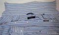 Guess by Marciano Los Angeles мъжка риза раирана синьо и бьло, снимка 3