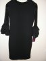 Нова черна рокля с дантелени ръкави, снимка 1