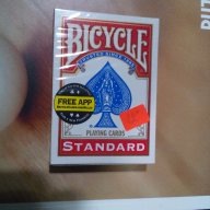 Карти за игра Bicycle Специални Бяло Лице Червен Гръб, снимка 1 - Карти за игра - 16863901