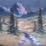 картина-горски пейзаж, снимка 6 - Картини - 14161941