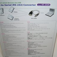 Конвертор USB към com Port RS232, usb to Serial rs-232, снимка 7 - Кабели и адаптери - 17291549