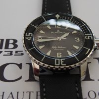 Мъжки часовник BLANCPAIN Fifty Fathoms клас 5А+ изключително рядък, снимка 2 - Мъжки - 25474574