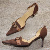 Елегантни обувки Casadei - естествена кожа, снимка 3 - Дамски обувки на ток - 9048754