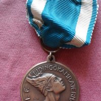 Шведски ВОЕНЕН орден, медал, знак - 1945 г, снимка 1 - Нумизматика и бонистика - 25920408