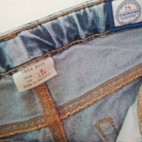 Къси дънкови панталонки Zara за момче 6г., тиранти , снимка 5 - Детски къси панталони - 26037023