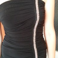 Стилна черна дълга дамска рокля, снимка 1 - Рокли - 16685863