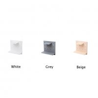 Пластмасова етажерка за стена бежов и сив цвят, снимка 3 - Секции и витрини - 23801747