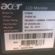 acer  x163w-lcd monitor, снимка 4 - Монитори - 10686540