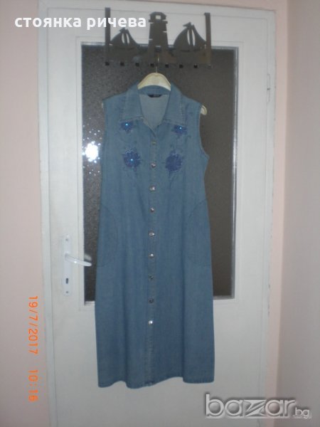 продавам нова дънкова рокля-от Барцелона, снимка 1