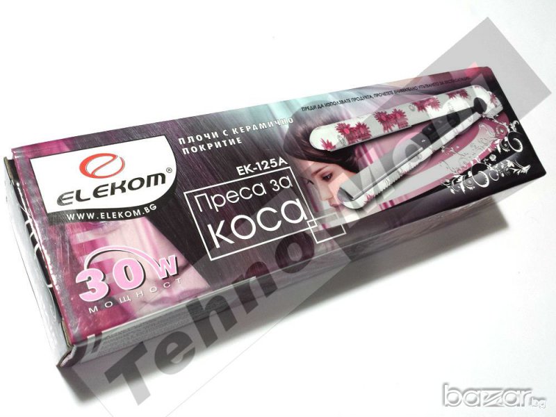 ПРЕСА ЗА ИЗПРАВЯНЕ ELEKOM EK-125A, снимка 1