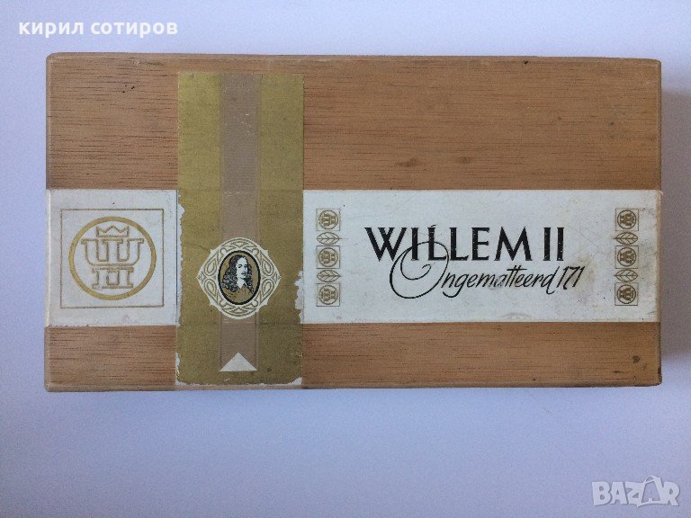 Оригинална холандска кутия за пури „Willem II“ от 1973 г., снимка 1