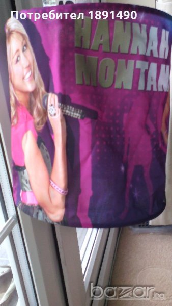"HANNAH MONTANA" полилей от плат за детска стая, снимка 1