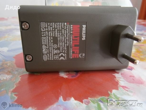 Зарядно PHILIPS за трите вида батерий, снимка 1
