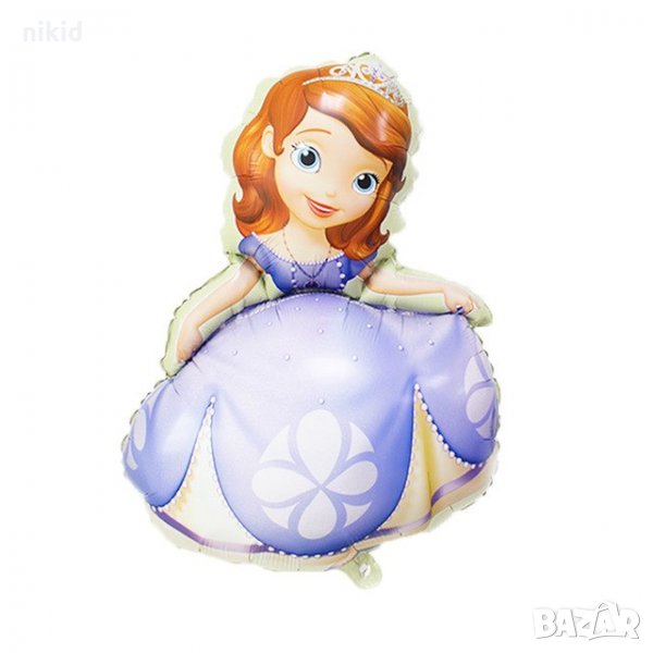 Принцеса София Sofia малък фолио фолиев балон хелий или въздух, снимка 1